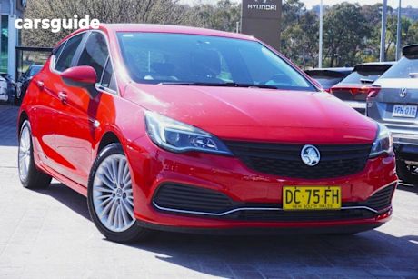 Red 2016 Holden Astra Hatchback R