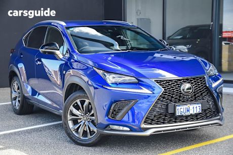 Blue 2019 Lexus NX SUV NX300 F SPORT F