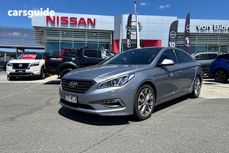 Grey 2015 Hyundai Sonata Sedan Premium