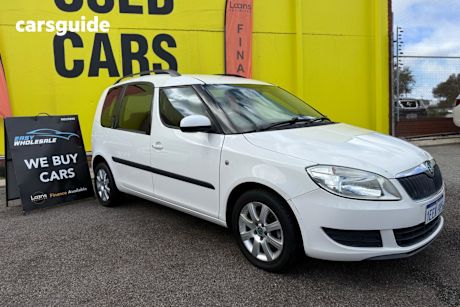 White 2013 Skoda Roomster SUV 77 TSI 5J