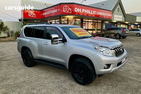Silver 2010 Toyota Landcruiser Prado Wagon Gxl (4X4)