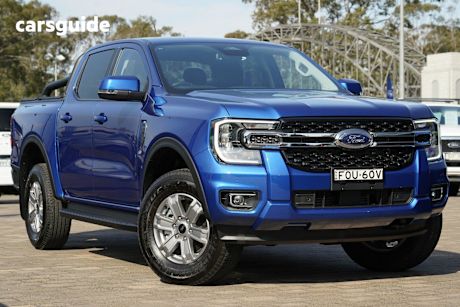 Blue 2024 Ford Ranger Ute Tray XLT HI-RIDER R