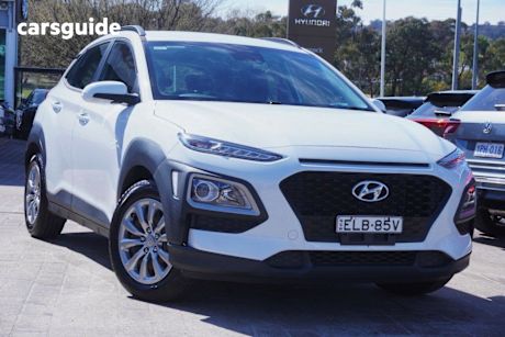 White 2020 Hyundai Kona Wagon Go (Fwd)