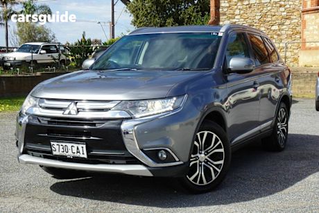 Grey 2016 Mitsubishi Outlander Wagon Ls (4X4)