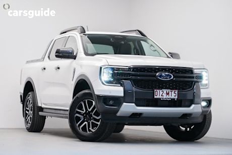 White 2024 Ford Ranger Ute Tray SPORT 4X4