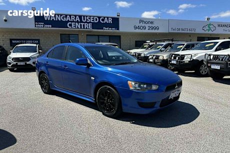 Blue 2010 Mitsubishi Lancer Sedan Activ