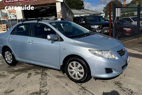 Blue 2009 Toyota Corolla Sedan Ascent