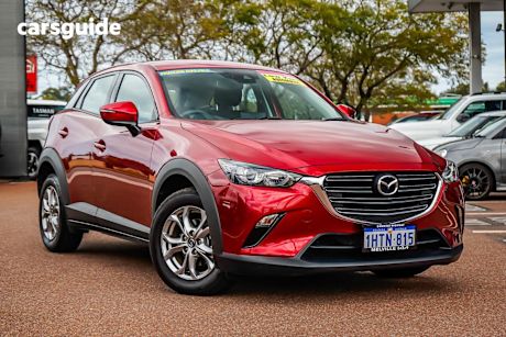 Red 2022 Mazda CX-3 SUV MAXX SPORT F