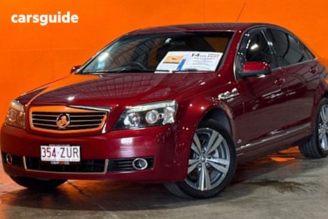 Red 2007 Holden Statesman Sedan V8