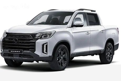 White 2025 Kgm Musso Crew Cab Pickup Advance