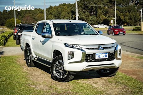 White 2020 Mitsubishi Triton Double Cab Pick Up Gls (4X4)