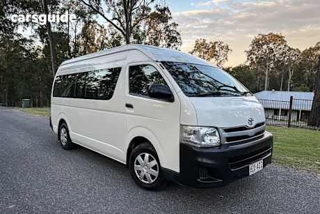 White 2013 Toyota HiAce OtherCar COMMUTER KDH223R MY13 UPGRADE