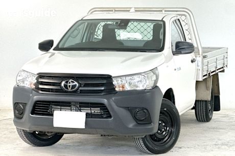 White 2022 Toyota Hilux Ute Tray WORKMATE R