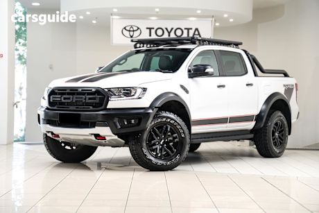 White 2021 Ford Ranger Ute Tray RAPTOR 4X4