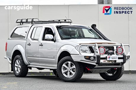 Silver 2013 Nissan Navara Ute Tray ST-X 550 4X4