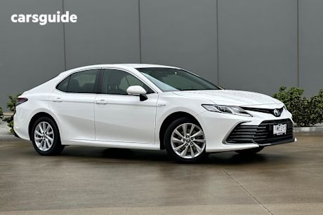 White 2022 Toyota Camry Sedan ASCENT F
