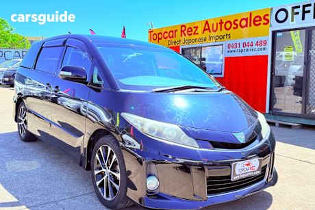 Black 2012 Toyota Estima Wagon