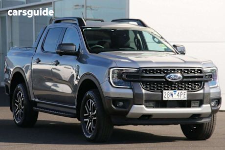 Silver 2024 Ford Ranger Ute Tray SPORT 4X4
