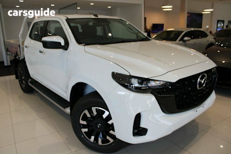 White 2024 Mazda BT-50 Dual Cab Chassis Xtr (4X4)