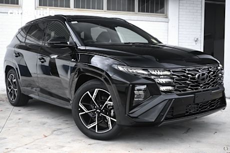 Black 2025 Hyundai Tucson SUV PREMIUM N LINE 4X4