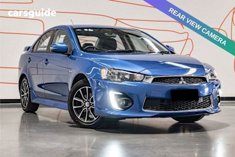 Blue 2016 Mitsubishi Lancer Sedan ES SPORT F