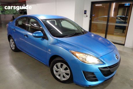 Blue 2010 Mazda 3 Sedan Neo
