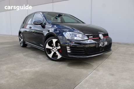 Black 2015 Volkswagen Golf Hatchback Gti