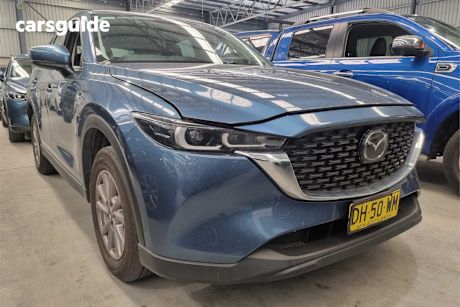 Blue 2023 Mazda CX-5 SUV G20 MAXX F