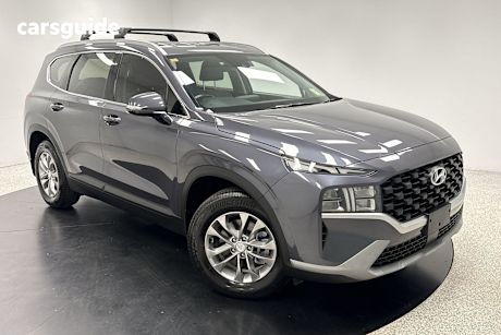 Blue 2022 Hyundai Santa FE SUV F