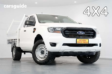 White 2022 Ford Ranger Ute Tray XL 4X4