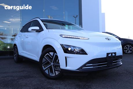 White 2022 Hyundai Kona SUV ELECTRIC ELITE F