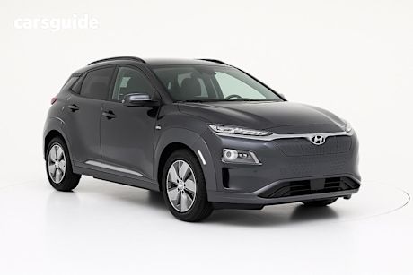 Grey 2021 Hyundai Kona Wagon Highlander Electric Std Range