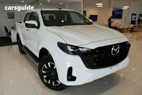 White 2024 Mazda BT-50 Dual Cab Pick-up Gt (4X4)