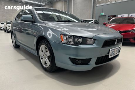 Blue 2010 Mitsubishi Lancer Hatch VR F