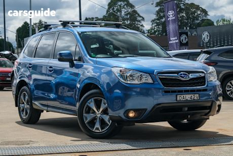 Blue 2015 Subaru Forester SUV 2.5I-L 4WD