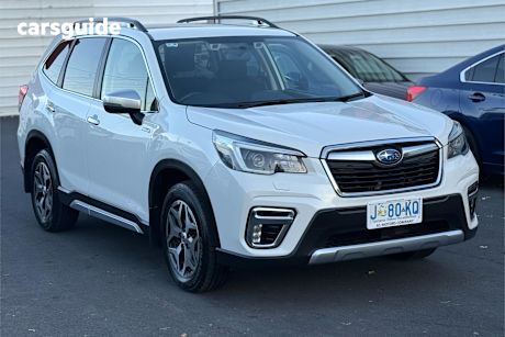 White 2021 Subaru Forester Wagon Hybrid L (Awd)