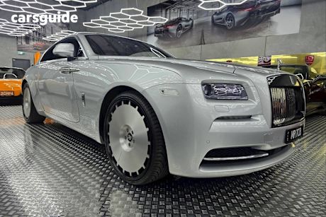 Silver 2015 Rolls-Royce Wraith Coupe R