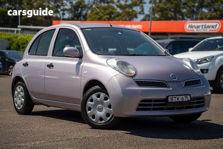 Purple 2010 Nissan Micra Hatch F