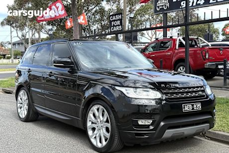 Black 2014 Land Rover Range Rover Sport Wagon 3.0 Sdv6 Se