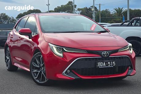 Red 2020 Toyota Corolla Hatchback Zr