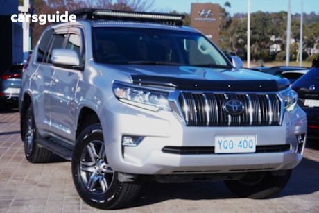 Silver 2020 Toyota Landcruiser Prado Wagon Gxl (4X4)