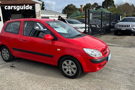 Red 2008 Hyundai Getz Hatchback S