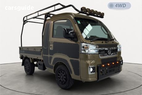 Green 2024 Daihatsu Hijet Ute Tray JUMBO EXTRA 4WD