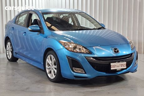 Blue 2009 Mazda 3 Sedan Sp25