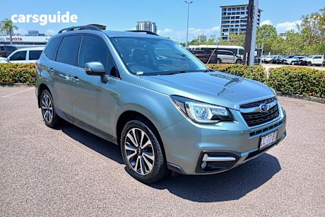Green 2017 Subaru Forester SUV 2.5I-S 4WD