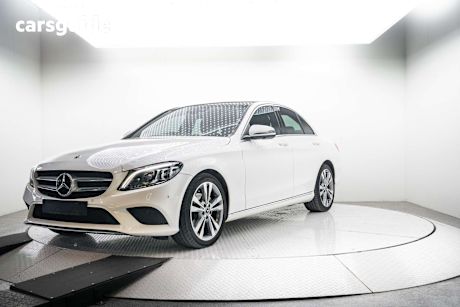 White 2019 Mercedes-Benz C-CLASS Sedan C200 R