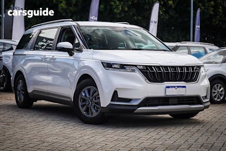 White 2022 Kia Carnival Wagon S