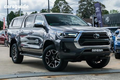 Grey 2022 Toyota Hilux Ute Tray SR5 4X4