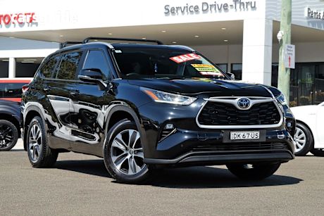 Black 2023 Toyota Kluger SUV GXL F