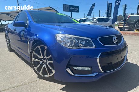 Blue 2016 Holden UTE Utility Ss-V
